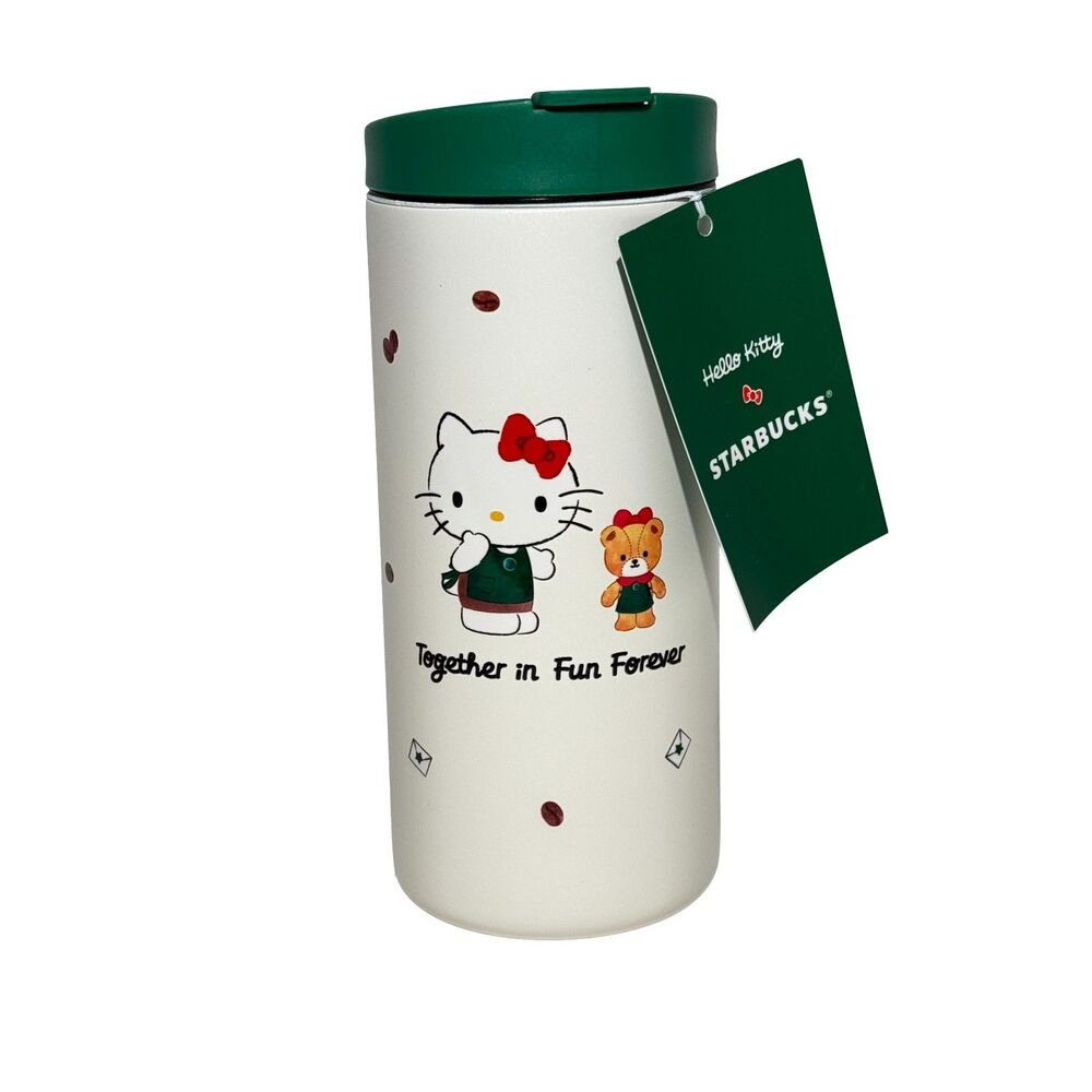 2025 Starbucks x Hello Kitty Stainless Steel Sip Top Tumbler 12 oz VIRAL
